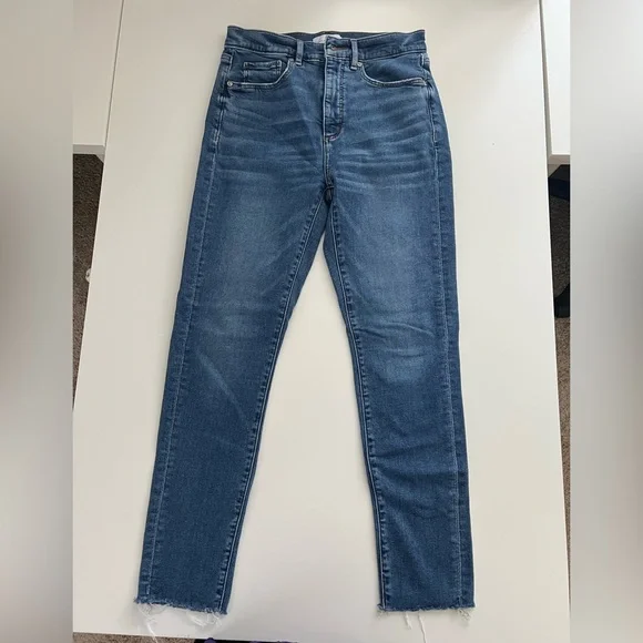 Women's Loft ‘THE SKINNY’ Blue Denim Jeans size 26 size 2 - Picture 1 of 8